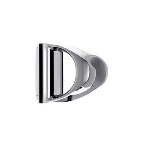 Schieber in metallischer Optik mit einer weißen Ummantelung, geeignet für die Verwendung in einem Hansgrohe Unica'D-System.
